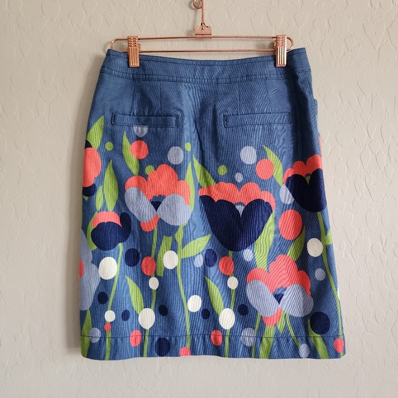 Boden Floral Pencil Skirt 2R - Picture 3 of 9